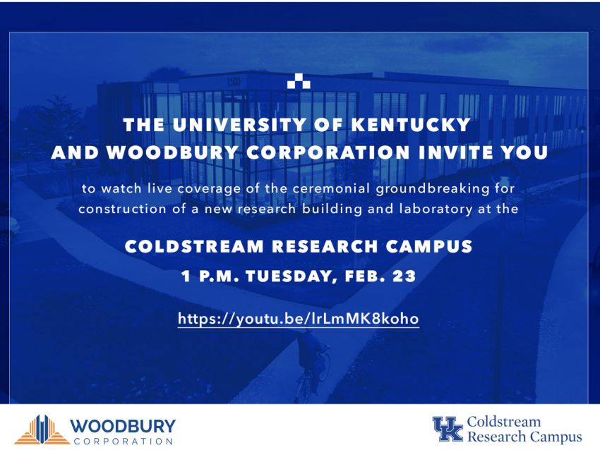 UK and Woodbury Corporation Groundbreaking